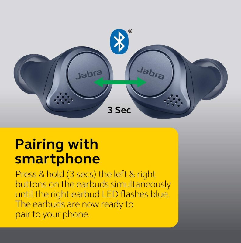{Free Protective Case} Jabra Elite Active 75t Earbuds – Alexa Built-in, True Wireless Earbuds with Charging Case Singapore