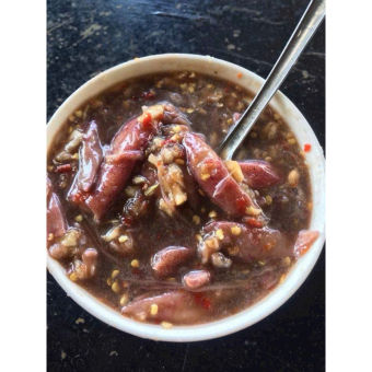 Mắm mực nguyên chất hủ 500gr đặc sản bình thuận