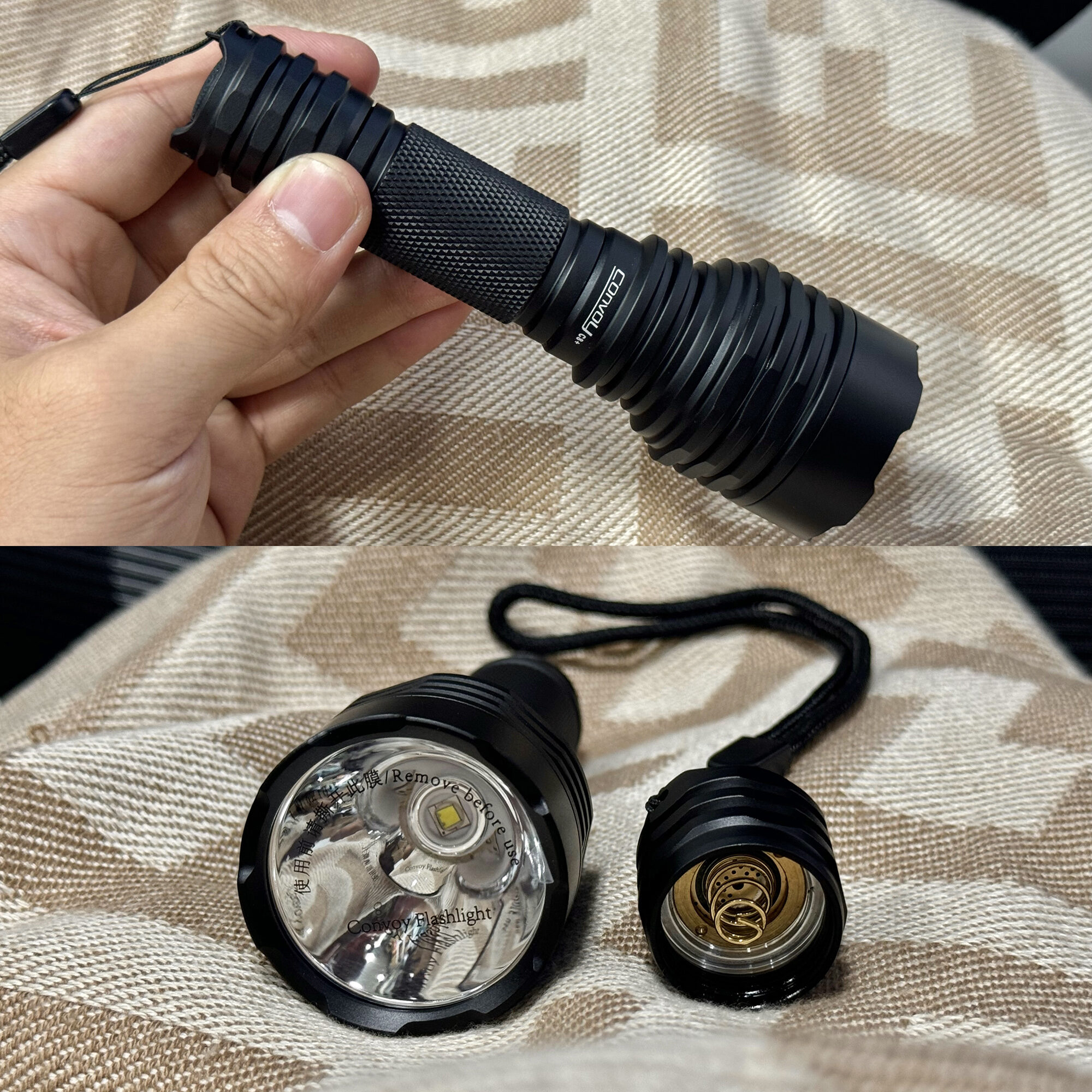 Convoy C8+ Flashlight SST40 2000lm LED Portable Headlamps 4 Modes for Outdoor Camping Hiking Torches Lantern