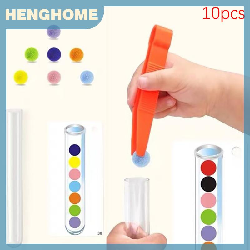 HENGHOME 10Pcs Nhựa Bền Kẹp Nhíp Động Cơ Tốt Học Tập Đồ Chơi Cho Trẻ Em Nghiên Cứu Công Cụ Thiết Lập