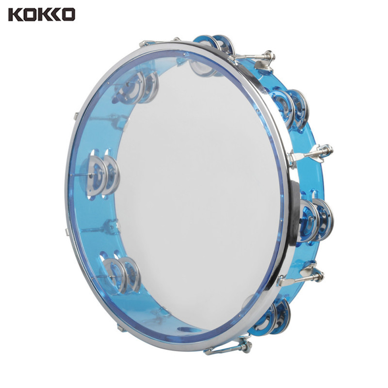 Chuông Tay Tambourine Trống Tay Tự Điều Chỉnh J93 10 Đồ Chơi Nhạc Cụ Gõ