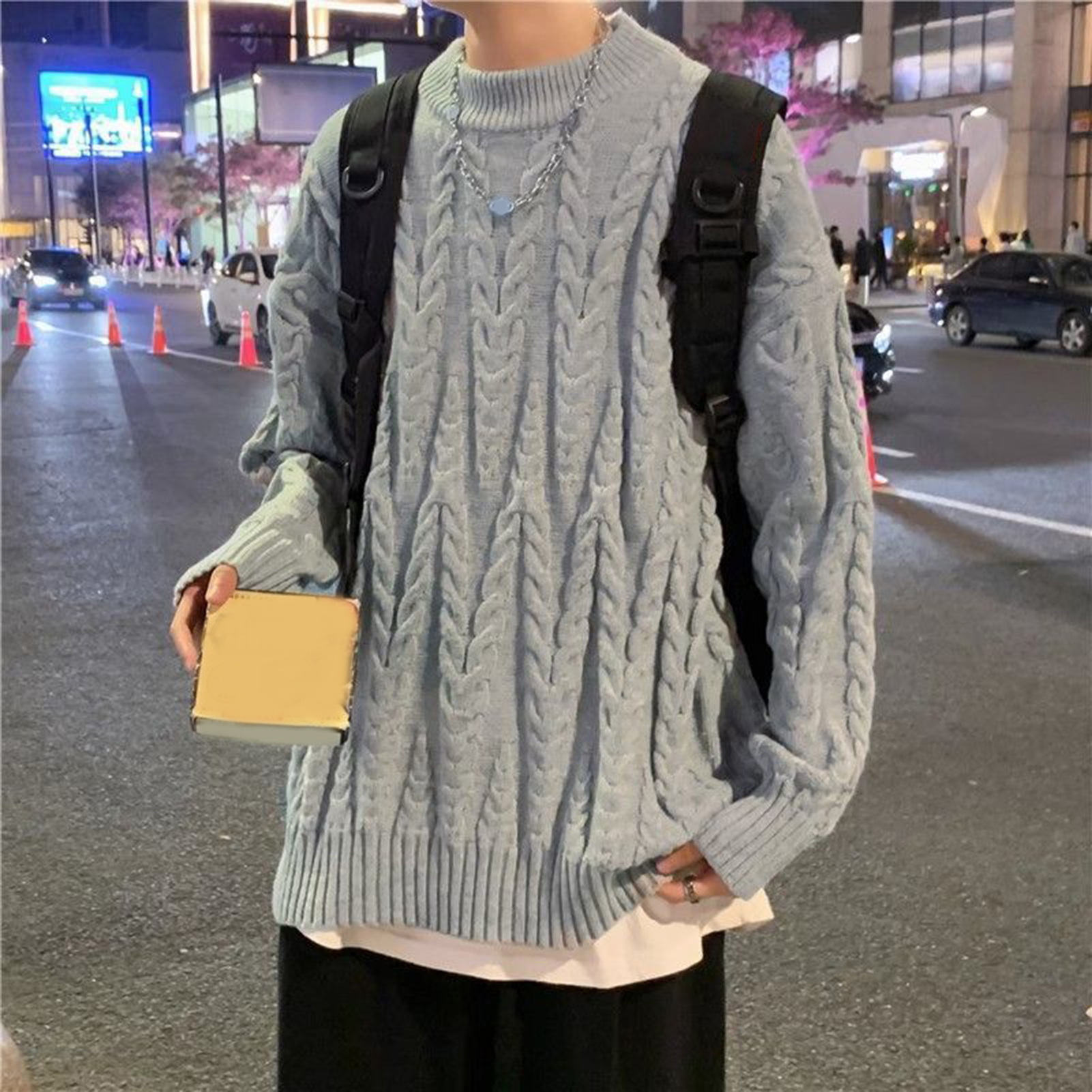 Herren Pullover Strickpullover Für Den Winter Mit Langen Ärmeln_voghion.com