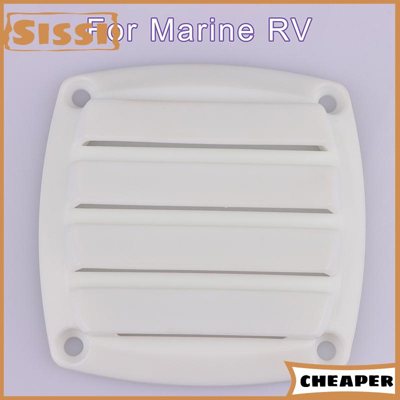 Sissi Thuyền louvered Vent thay thế vuông Air Vent nướng thông gió ống dẫn Bìa Outlet Vent cho Marine RV