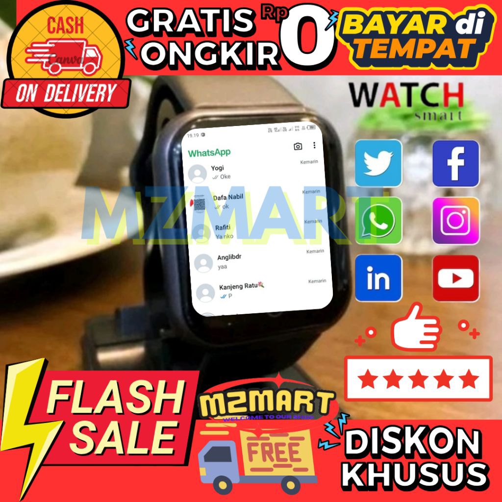 COD.. Jam Tangan IMO XZ 52 NEW Hp Smartwatch Aimo Pintar Monitoring kesehatan custom walpaper jam hp android jam tangan pria wanita smartwatch Harga 67,000 rupiah*Gratis Ongkir