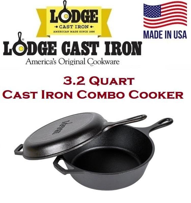 Lodge 3.2 Quart Cast Iron Combo Cooker Singapore