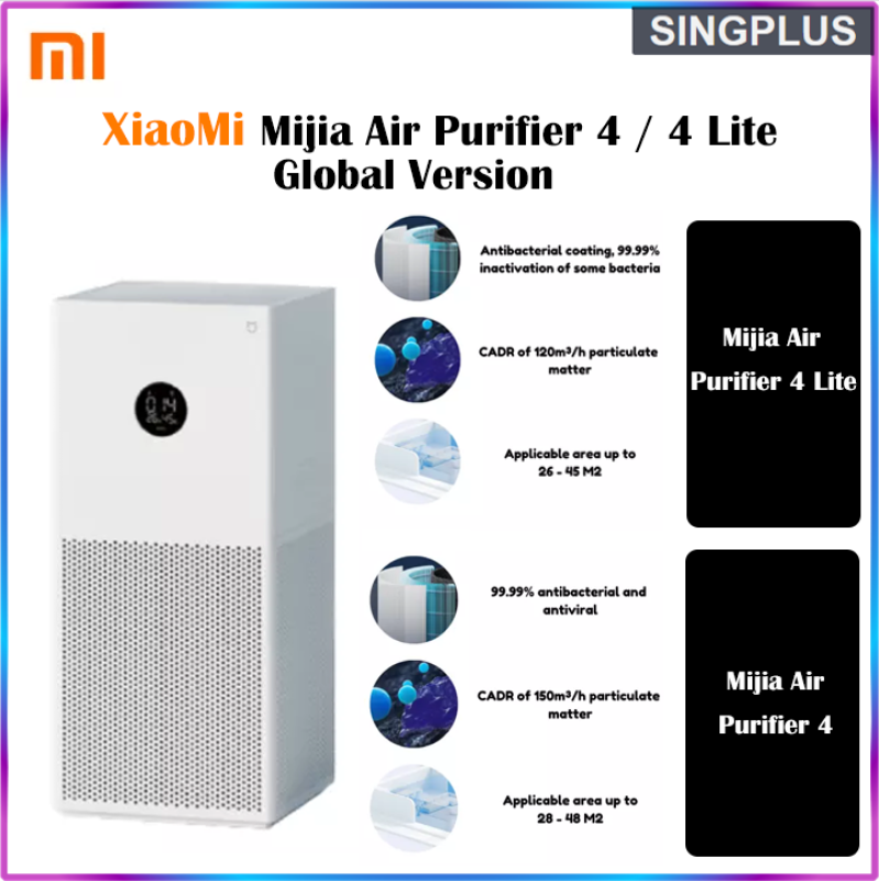 【SG LOCAL SELLER】 Xiaomi Mijia Air Purifier 4 / Mijia Air Purifier 4 Lite / Smart Air Purifier [Global Version] Singapore