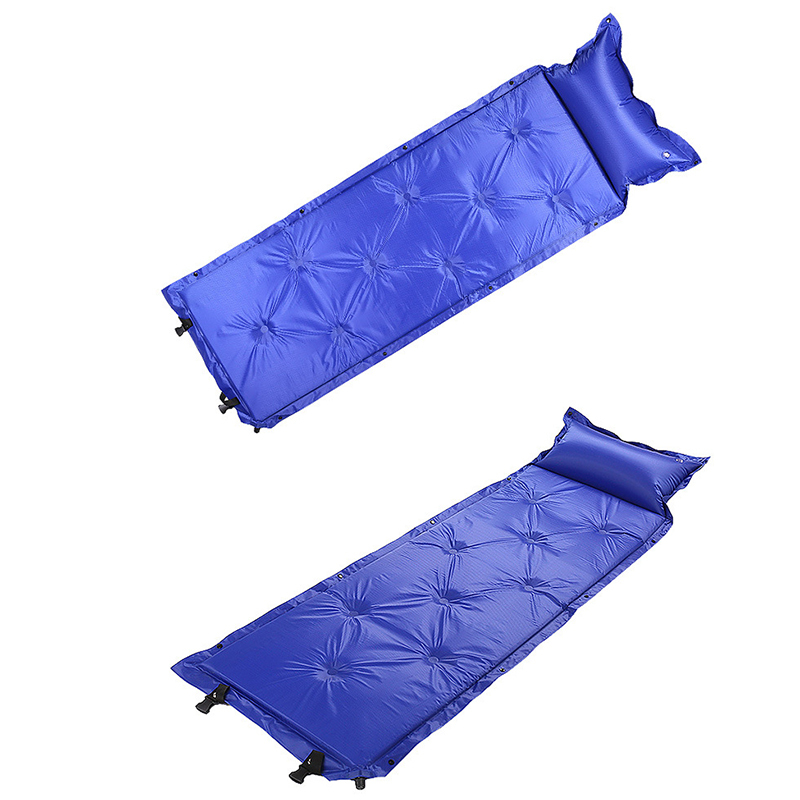 Self Inflating Sleeping Pad Camping Pad with Pillow Air Mattress Bag Picnic Beach Mat Sand Mat for Adults