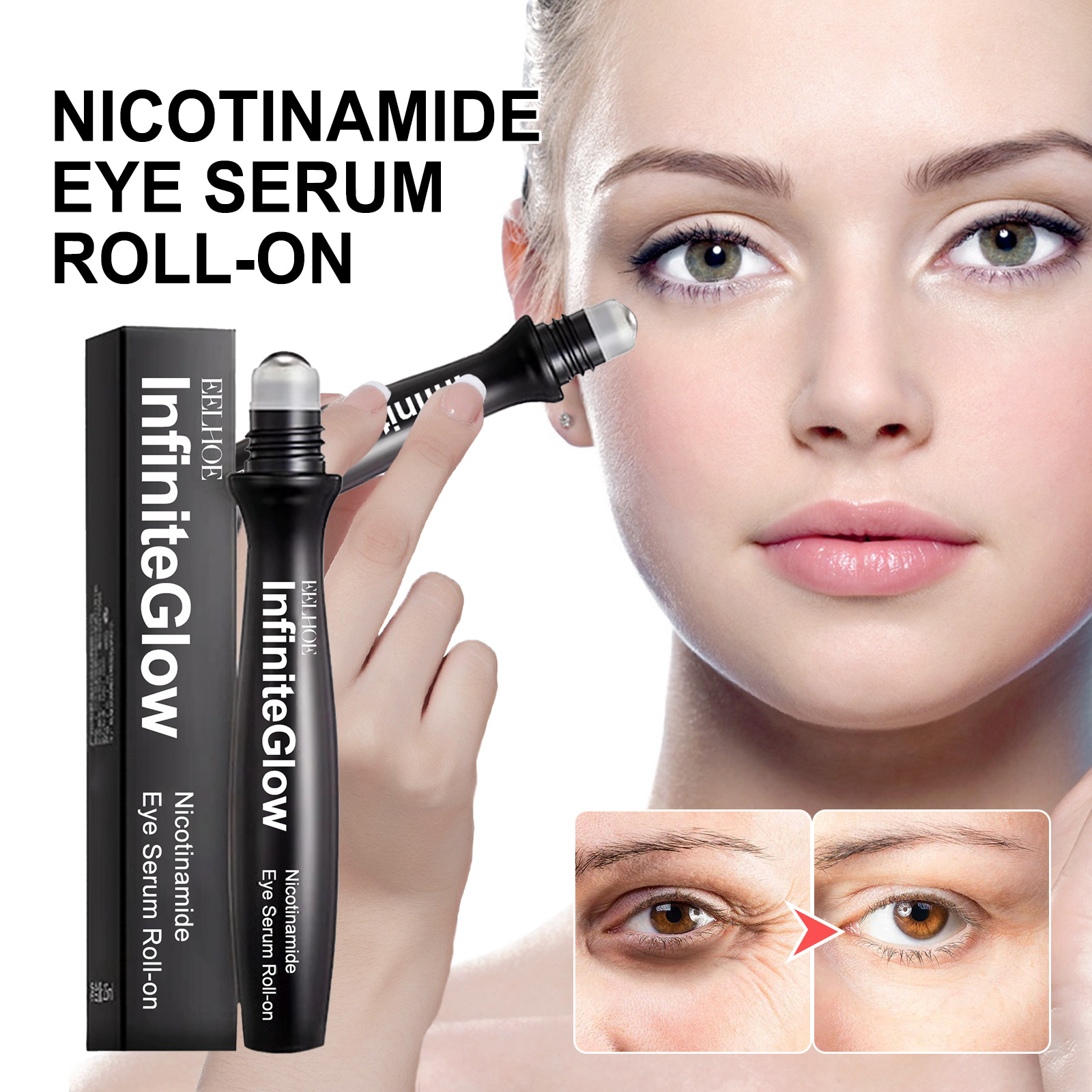 15ml nicotinamide nuôi dưỡng kem mắt sưng và sưng húp làm giảm Kem mắt cho ngày và đêm chăm sóc mắt