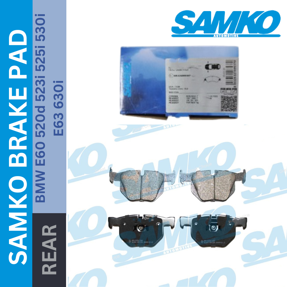 E-Approved Front & Rear Brake Pads For BMW 520d 520 E60 E61 (310mm Discs Only)