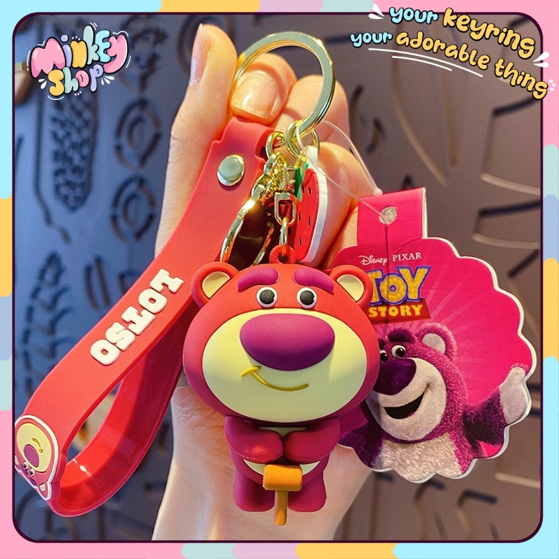 Móc khoá Disney Cao cấp cute móc chìa khoá dễ thương Hàn Quốc hottrend phụ kiện túi xách balo oto cặp sách-Minkey