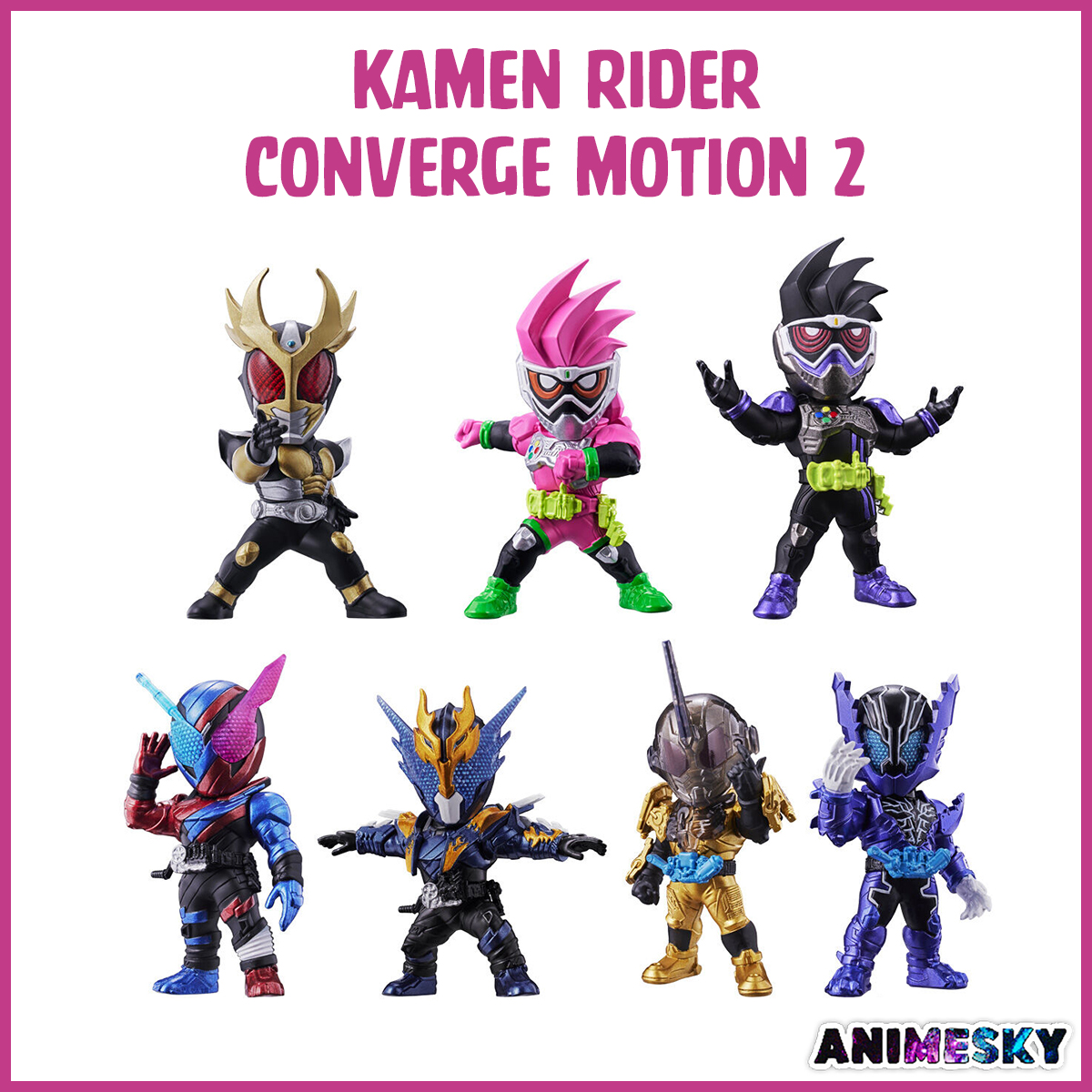 Mô hình nhân vật converge motion kamen rider vol 2 - figure kamen rider chính hãng