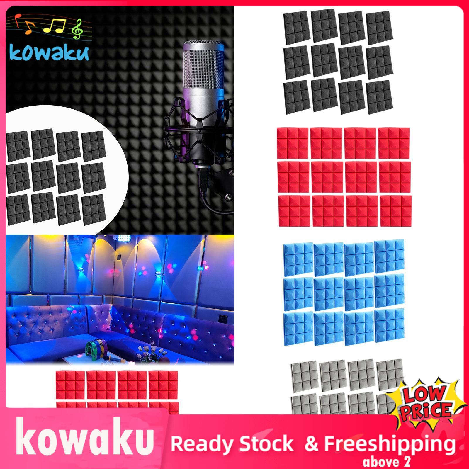 12x Acoustic Panels Sound Absorbing Foam Absorber Tools Accessories Noise Reducing Sound Soundproof Foam Panels for Home Music Giá 660,833 Đồng*Miễn phí vận chuyển