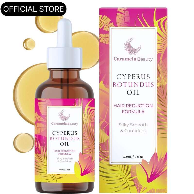 Dầu Caramela Cyperus Rotundus để Giảm Lông Tự Nhiên - 60ml/2oz