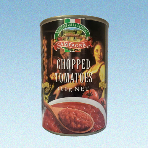 CAMPAGNA -- Lon CHOPPED 400g -- CÀ CHUA CẮT MIẾNG Ý The Chopped Tomatoes, Fresh Taste