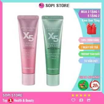 Kem Trẻ Hoá Phục Hồi Dưỡng Trắng Da Skinpastel Premium Retinol X5 Elastin / Premium Peptide X5 Nourishing (30ml)