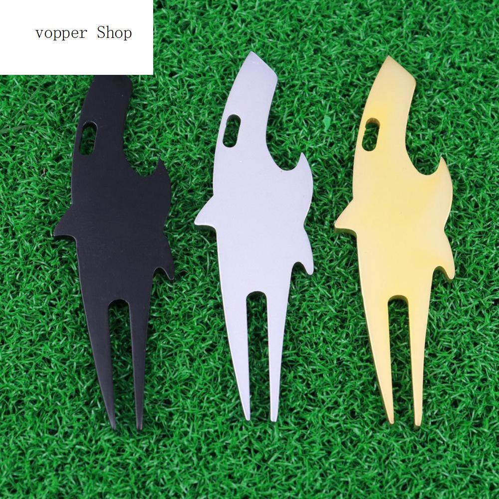 VOPPER Bottle Opener Design Golf Fork Shark Shape Zinc Alloy Golf Divot