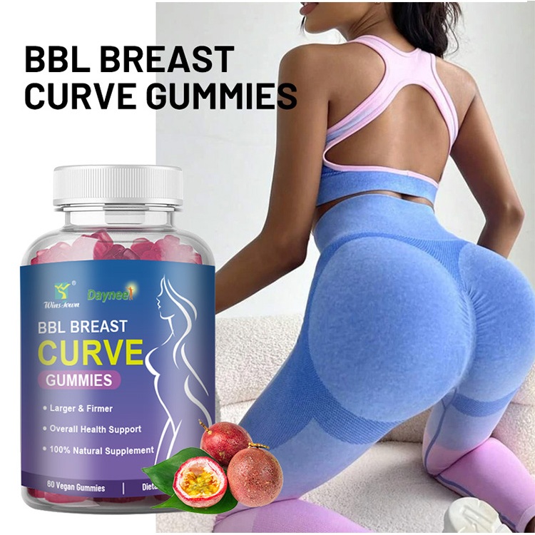 Kẹo dẻo BBL Breast Curve cải thiện đường cong cơ thể cân bằng hóc môn nữ 60 viên