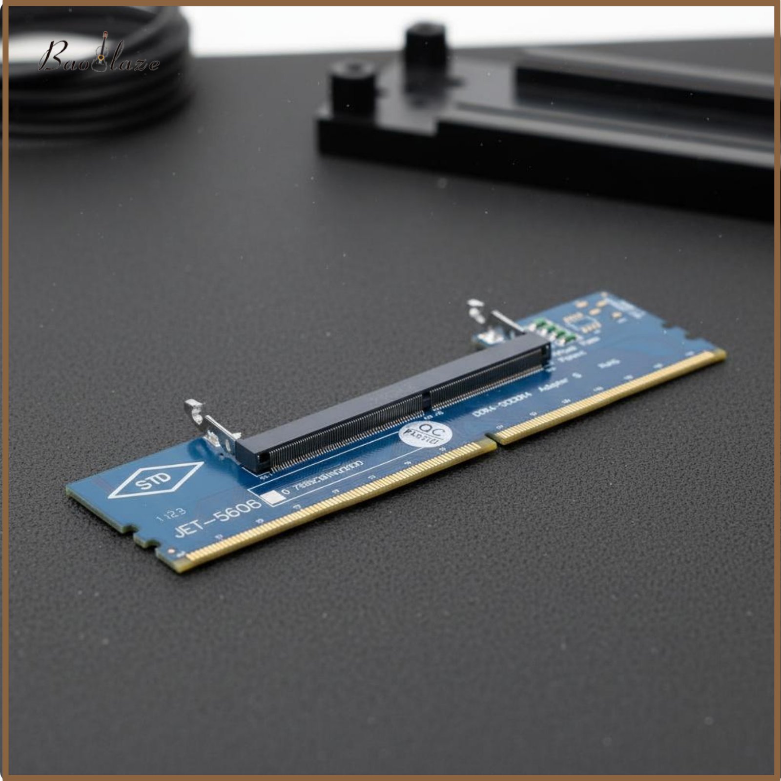 Baoblaze Easy Testing Laptop to Desktop RAM Adapter Stable Connection DDR5 Memory Riser Card for Hardware Enthusiasts ราคา 179 บาท*ส่งฟรี