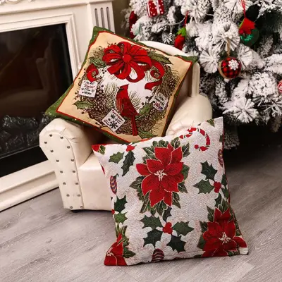 GJDGHFJ Xmas Soft Snowman For Sofa Bedroom Car Merry Christmas Santa Claus Pillow Case Cushion Cover Home Decoration Christmas Decor