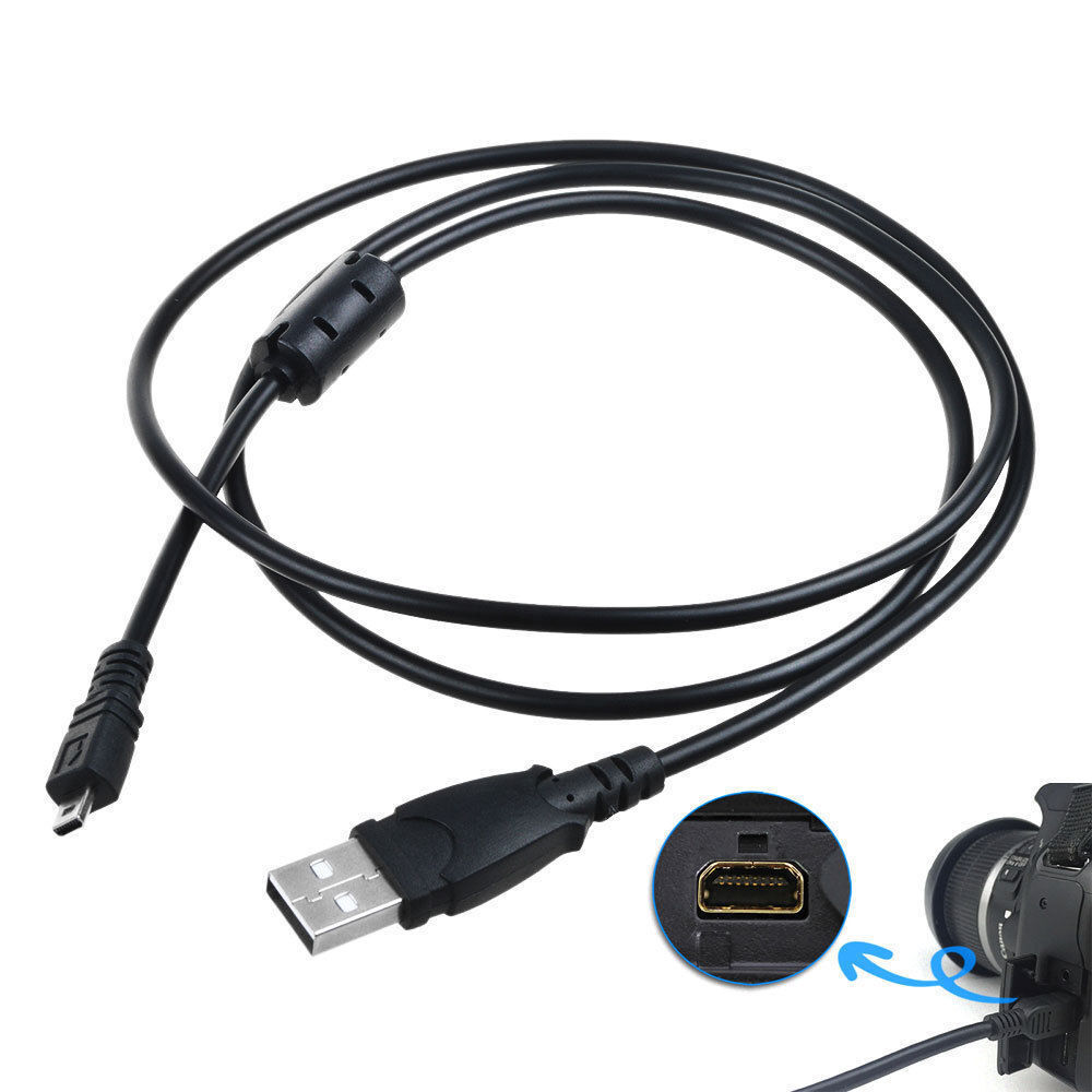 USB sạc DC Cáp đồng bộ dữ liệu cho Panasonic Lumix DMC-SZ3 DMC-ZS40 máy ảnh