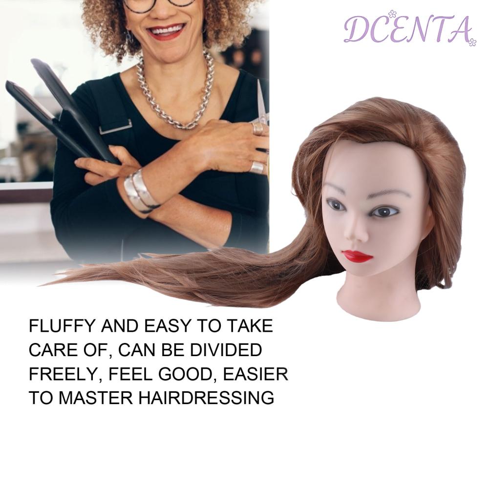 DCENTA Mannequin Head Practice Manikin Cosmetology ตุ๊กตา จัดแต่งทรงผมหัวฝึกผม ราคา 1,046 บาท*ส่งฟรี