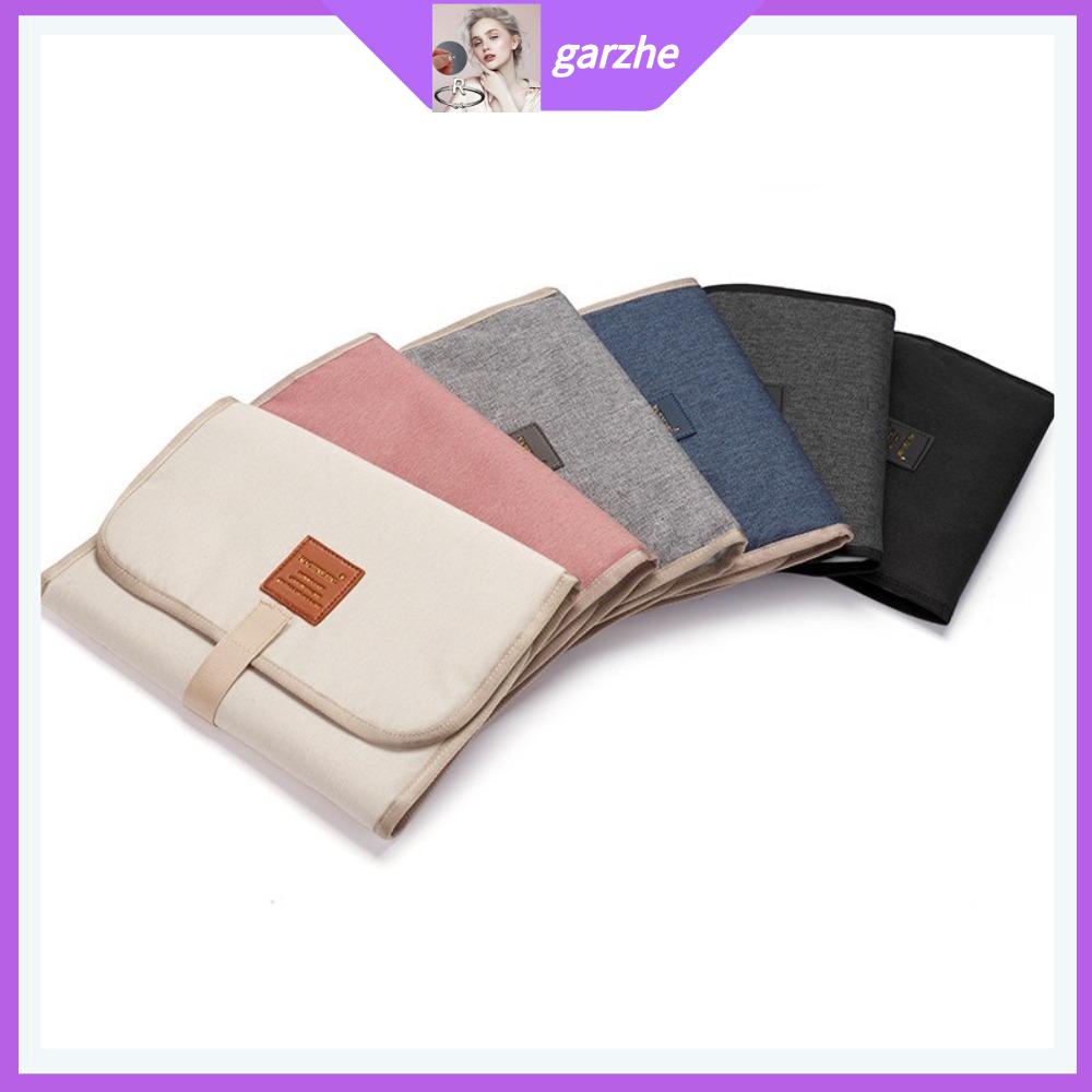 GARZHE24272 Có thể gập lại Tấm lót thay tã Có thể giặt được Di động Thảm thay tã Chống nước Em bé sơ sinh