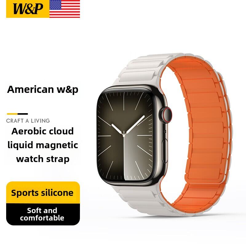 W&P Watch Strap watch For ultra2/1 Magnetic Silicone Sport Band iWatch S10/9/8/7/6/5/SE Liquid Magnetic PGBD-50 ราคา 950 บาท*ส่งฟรี