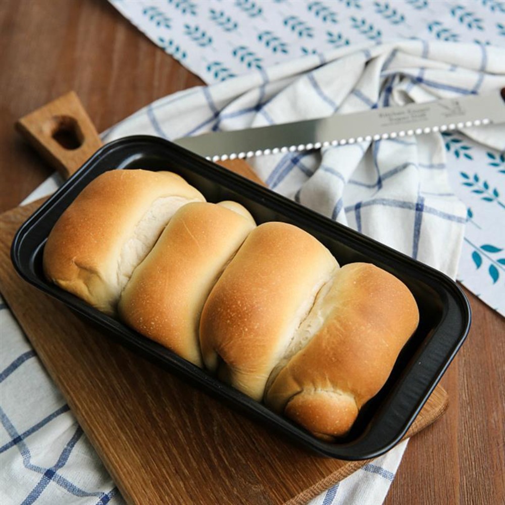GRAPE Tự làm Không dính Thép cacbon Ổ bánh ngọt Hình chữ nhật Khuôn bánh Khay bánh mì Khuôn bánh mì nướng