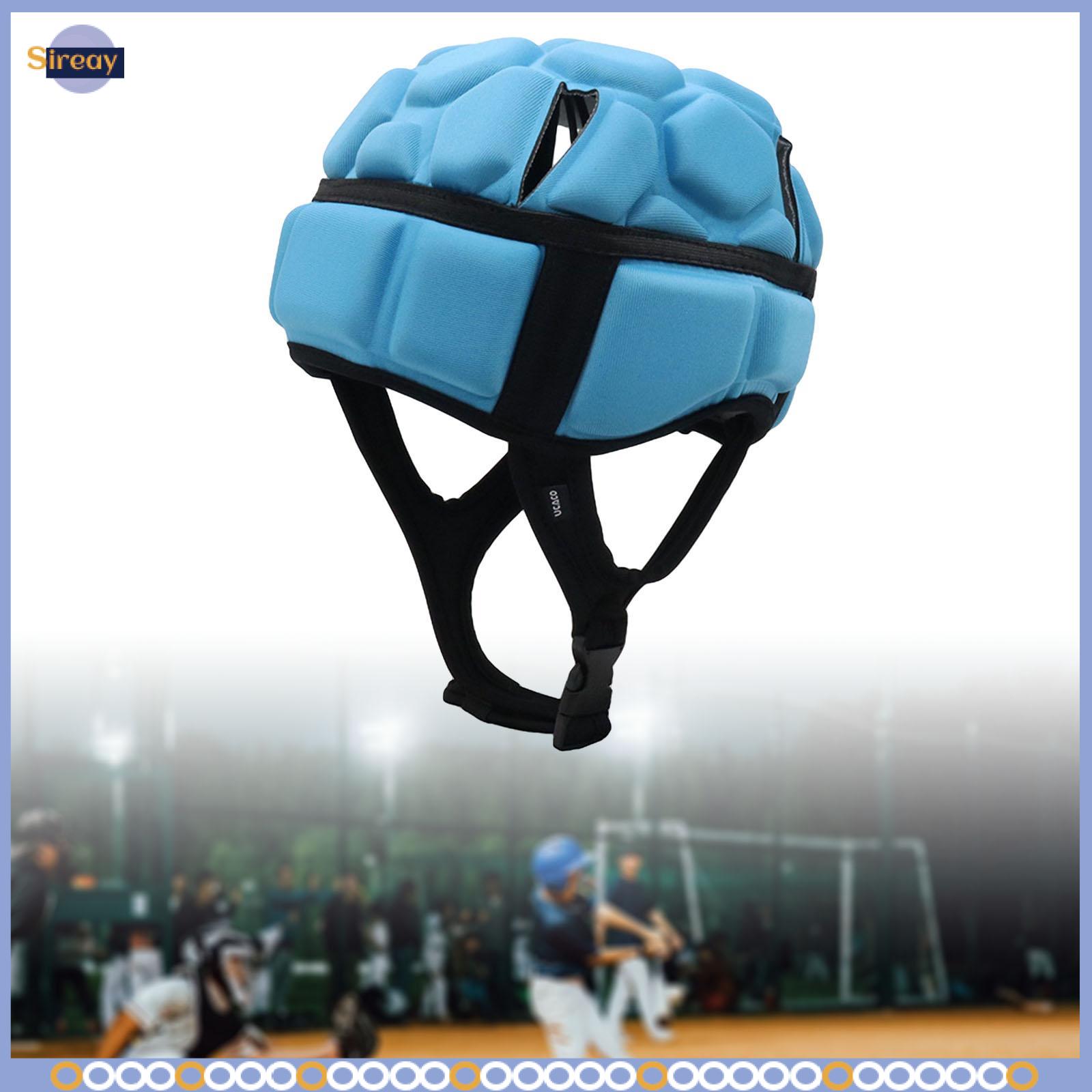 Acituna Breathable Rugby Helmet Lightweight Soccer Goalkeeper EVA Padded Lacrosse Hockey Baseball Skateboard Adjustable Headguard Head Protector ราคา 3,171 บาท*ส่งฟรี