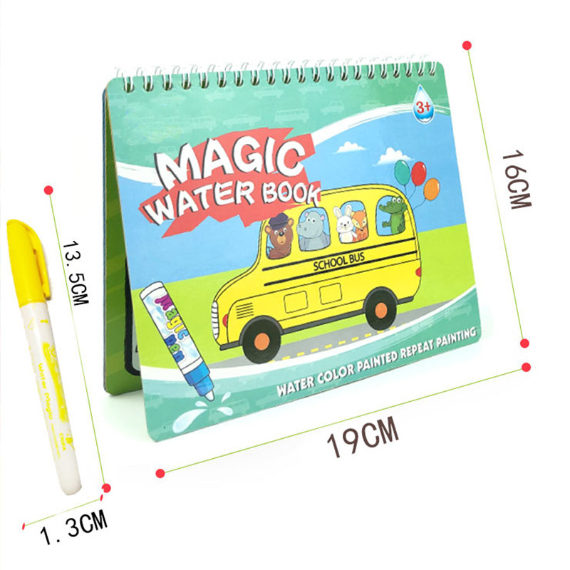 Kmoist Bảng vẽ Ma Thuật Nhân Vật Nước sách vẽ Tái Sử Dụng Doodle Cuốn Sách Nước Chương sách vẽ Cho Trẻ Em Món Quà Sinh Nhật