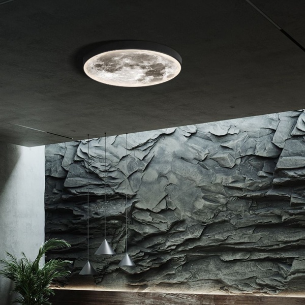 Bảng giá Đèn led treo tường trang trí hình mặt trăng có thể điều chỉnh độ sáng