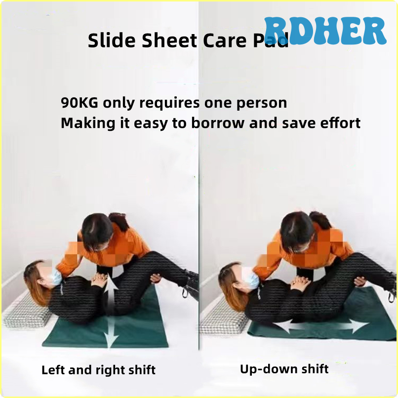 RDHER Shift Slide Sheet Reusable Washable Transfer Bed Cloth Sliding Sheet Body Lifting Position Pad for Elderly Disabled Bedridden WRYUT