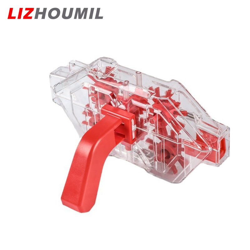 LIZHOUMIL Bike Chain Cleaning Tool Scrubber Bicycle Clean Tool With Rotating Brushes Transparent Visible Bicycle Cleaner For Mountain Bike ราคา 134 บาท*ส่งฟรี
