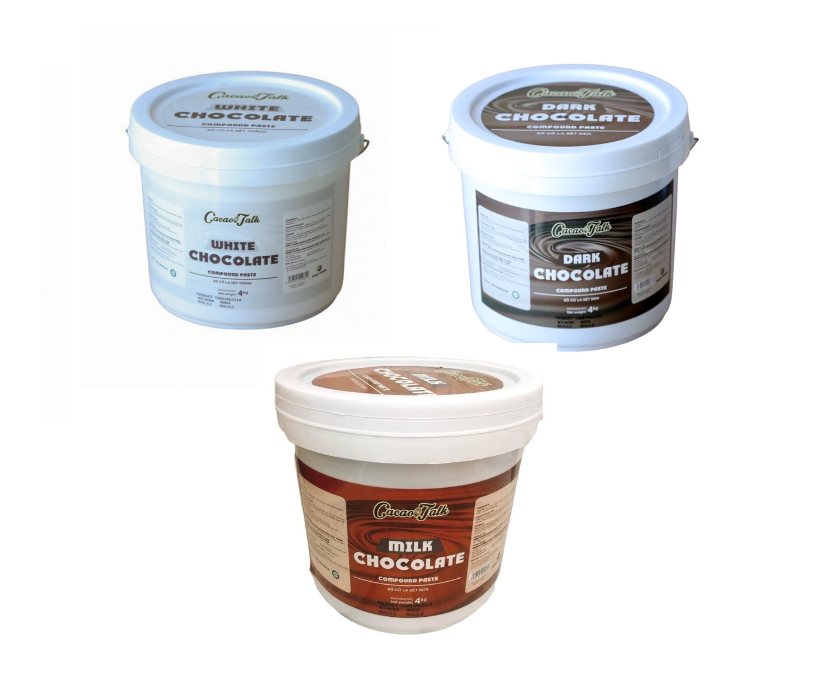 Socola sệt đủ màu Cacao Talk 4kg
