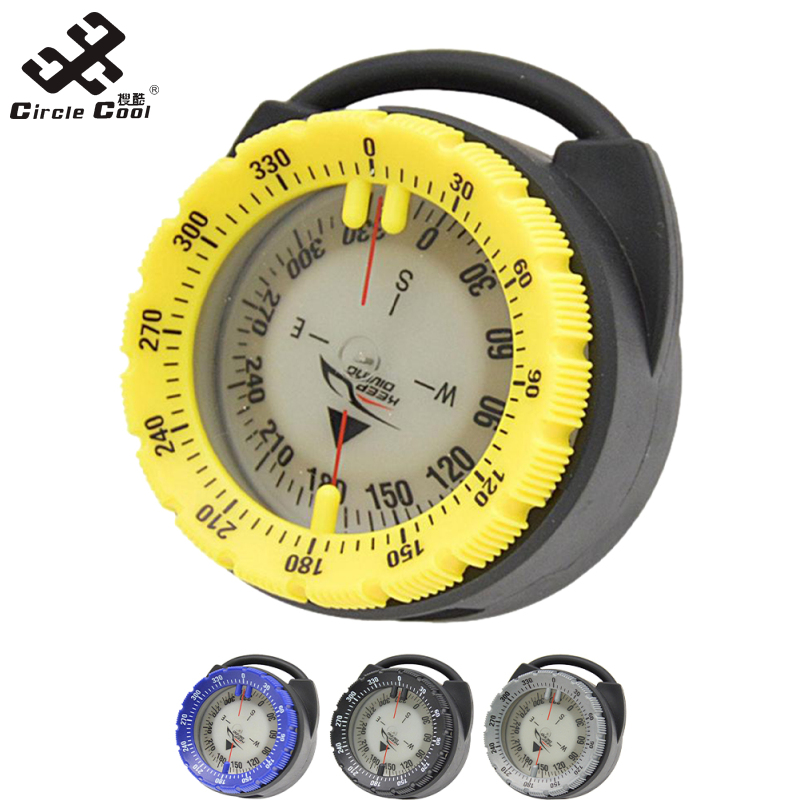 Circle Cool Outdoor Dive Compass Professional Waterproof Navigator Digital Luminous Balanced Watch For Swimming Underwater