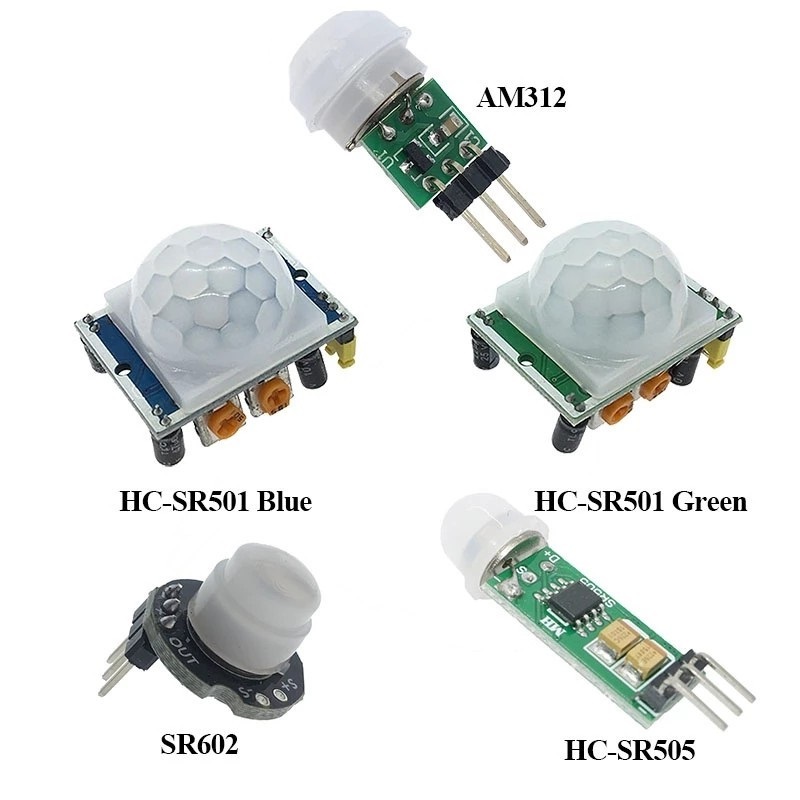 Cảm Biến Chuyển Động Nhiều Loại PIR AM312 HC SR501 SR602 SR505 5V 12V 24V 220V