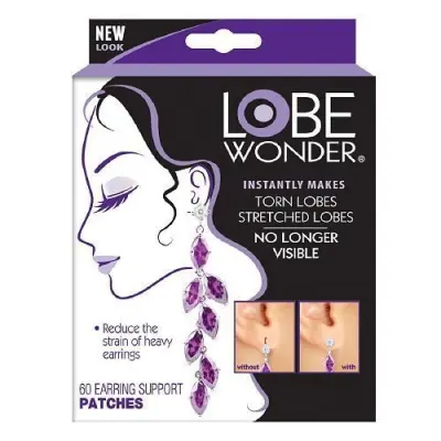 Lobe Wonder Support Patches for Earrings (60 Patches)