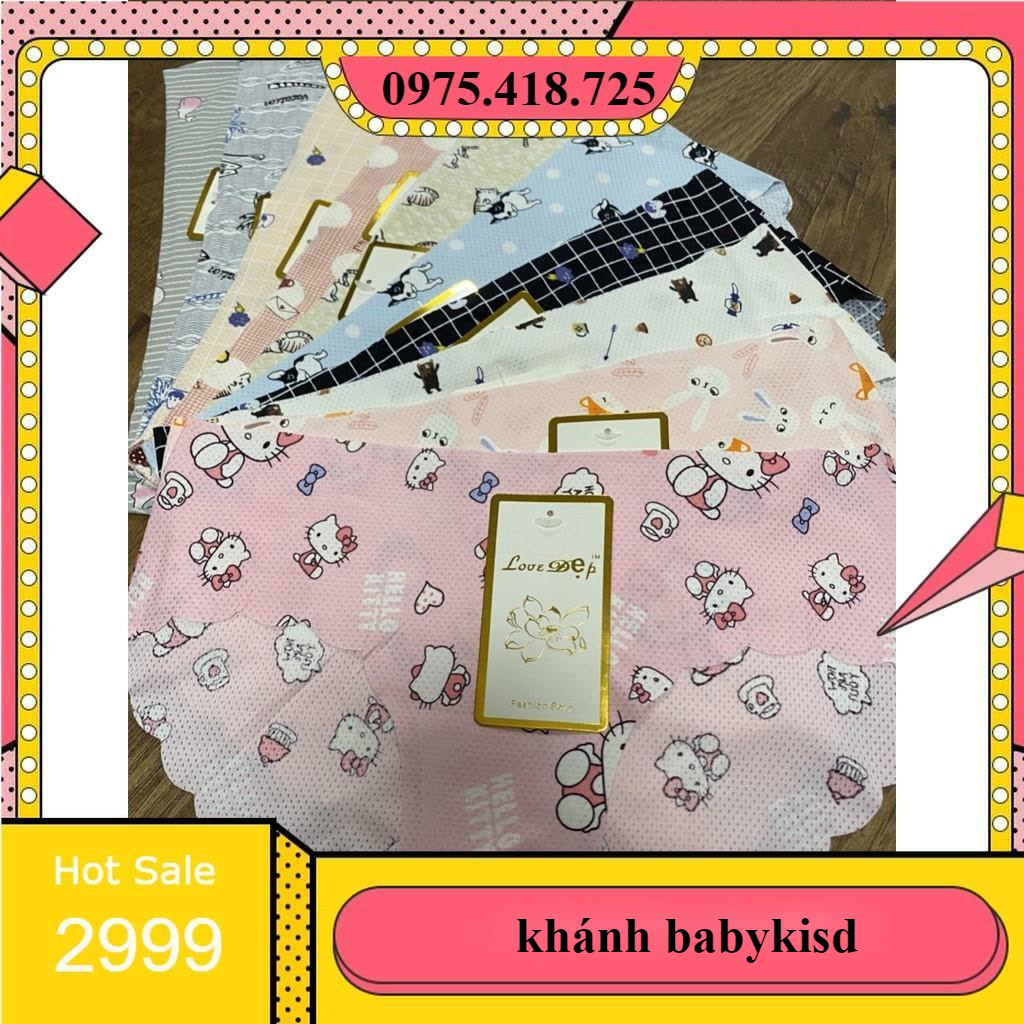 Set 10 quần lót nữ su không đường may-quần chip nữ siêu mát lạnh dễ thương s11