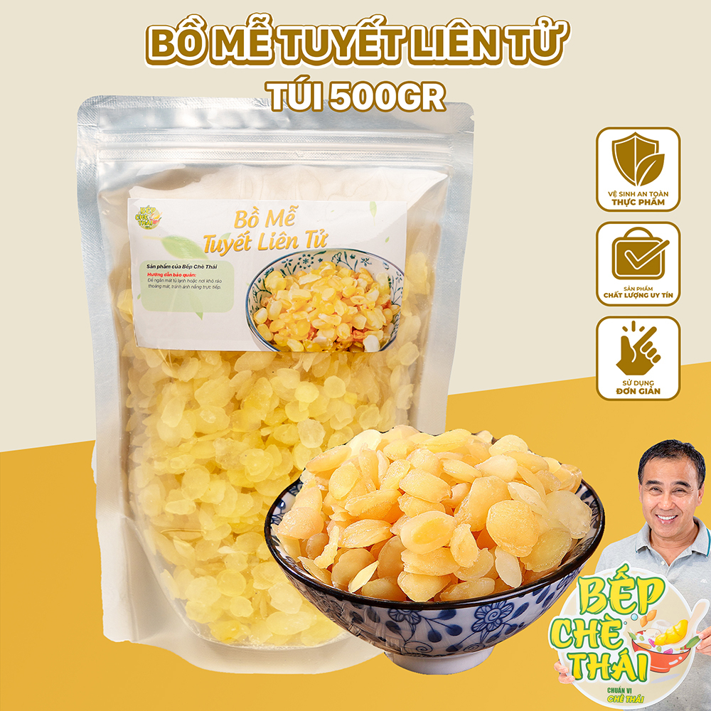 Bồ mễ tuyết liên tử loại - Túi 500gram - nguyên liệu chè tuyết yến - Bếp Chè Thái