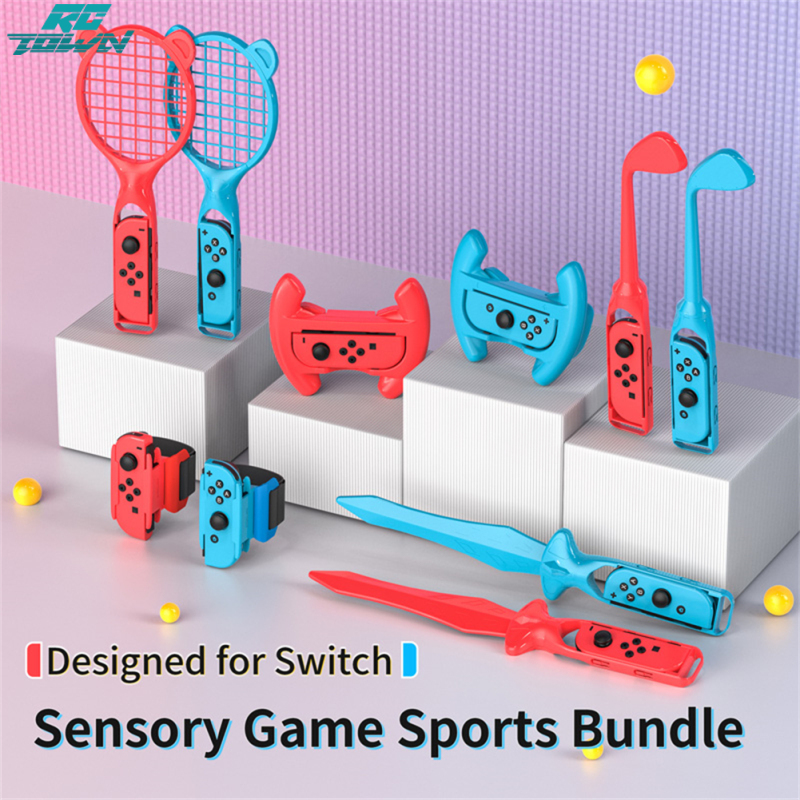 18 In 1 Sports Accessories Compatible For Switch Lightweight Ergonomic Family Sports Games Pack Accessories Kit ราคา 863 บาท*ส่งฟรี