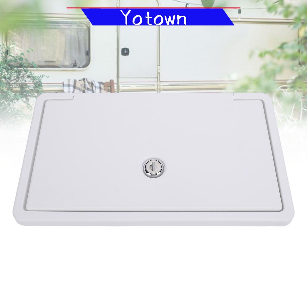 Yotown Hộp công cụ cửa hành lý ZIZEV RV cho cửa lưu trữ truy cập ngăn RV 10 5 x 6 1 inch có nắp dưới và ngăn khóa an toàn Cửa ra vào ngăn cắm trại Motorhome Giá 662,000 Đồng*Miễn phí vận chuyển