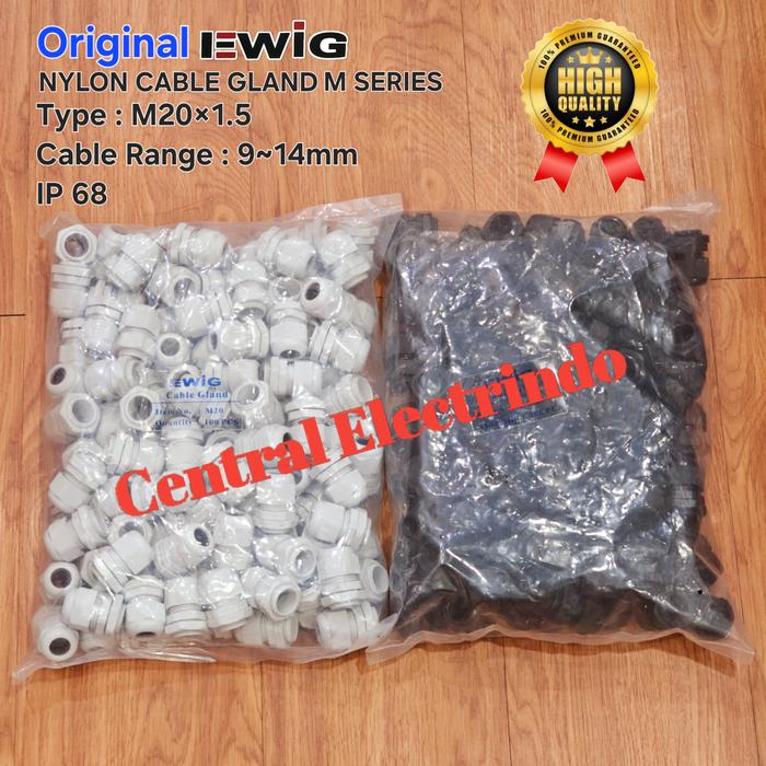 (GROSIR/PAK 100PCS) CABLE KABEL GLAND EWIG M20×1.5 IP68. - Elvoir Store Harga  209,000 Ringgit*Penghantaran Percuma