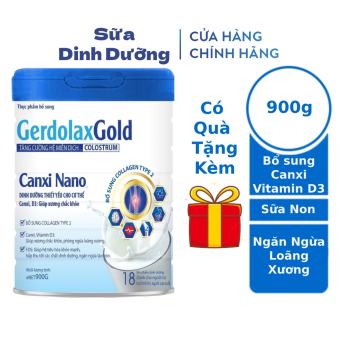 Sữa canxi Gerdolax Gold Canxi Nano 900g, Sữa canxi cho người già, Sữa canxi cho người lớn, Sữa xương khớp