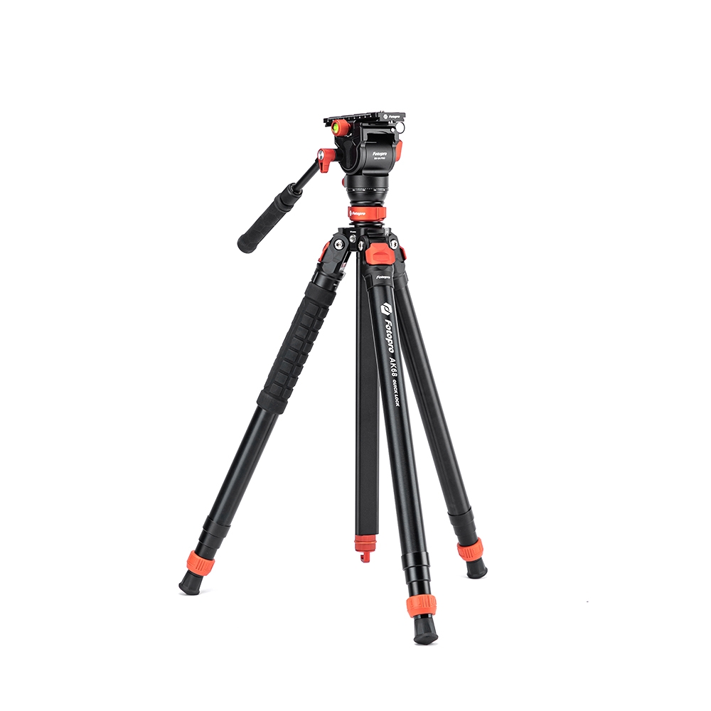 Fotopro AK68 Heavy Duty Fluid Head Tripod Automatic Quick Lock Tripod(PULUZ Official store) ราคา 12,135 บาท*ส่งฟรี