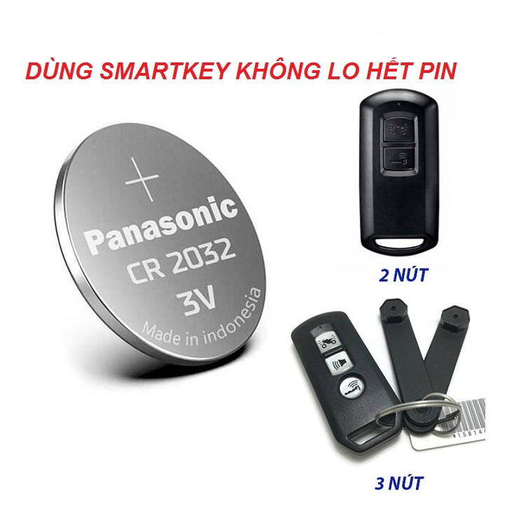 [Bin remote] Pin Chìa Khóa Điều Khiển SMARTKEY Honda AB LEAD VISION PCX VARIO Pin Remot Khoá Thông Minh Xe Máy