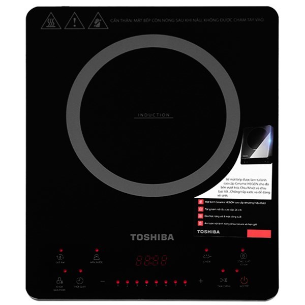 SALE - Bếp điện từ Toshiba IC-20S4PV hàng chính hãng 100% Bếp từ đơn Công suất vùng nấu:  2000W Chất
