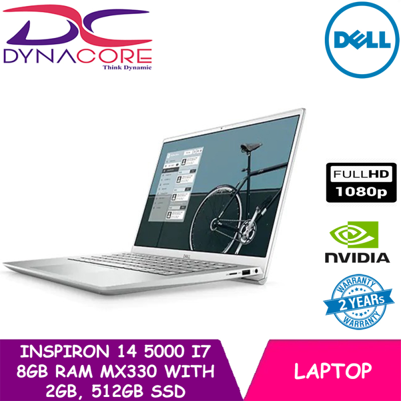【READY STOCK】DELL New Inspiron 14 5000 New 2021 Gen Intel® Core™ i7 | GeForce® MX330 | 8GB RAM | 512GB SSD | 14 INCH | WIN 10 HOME