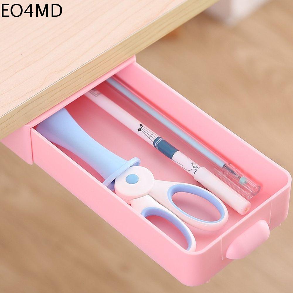 EO4MD Hữu ích Đơn giản Tiết Kiệm không gian Công Suất lớn Không có đấm Sinh viên Văn Phòng Phẩm Lưu trữ Hộp Bút Container Văn phòng Nguồn Cung Cấp Dán Hộp Bút Chì
