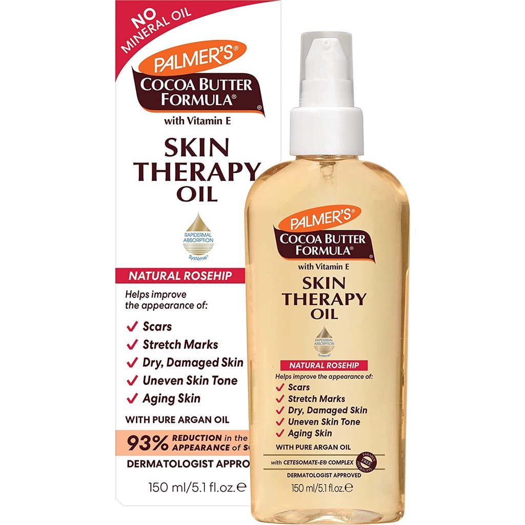 Dầu dưỡng ẩm đa năng ngừa rạn da Palmers Cocoa Butter Formula Skin Therapy Moisturizing Body Oil 150