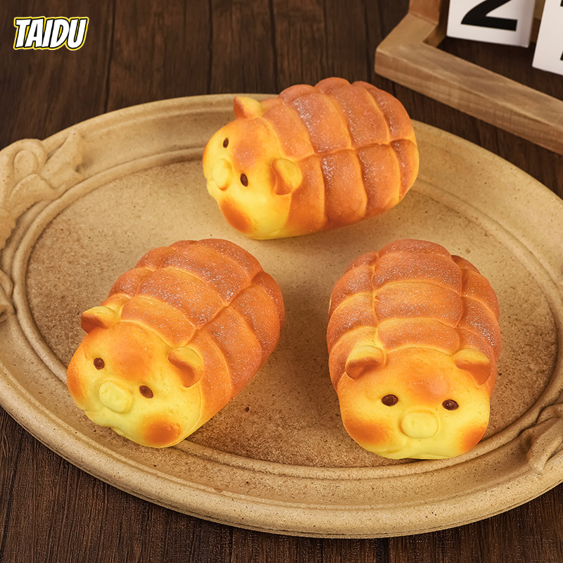 TAIDU Cute Crab Squishy Toy Soft PU Stress Relief Slow Rebound Simulation Plaything for Relaxation and Fun ราคา 61 บาท*ส่งฟรี